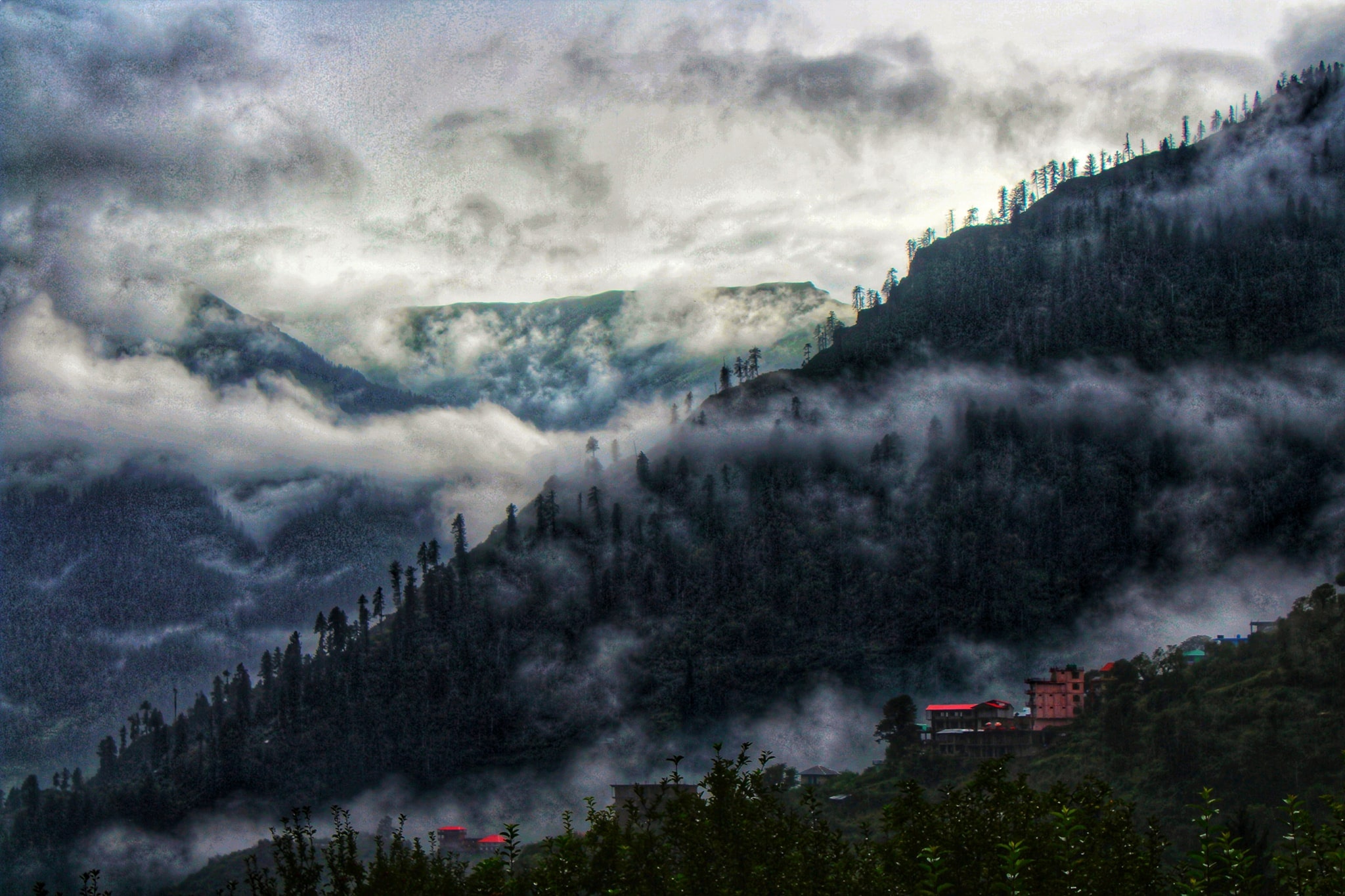 Village temple, upper Tosh
