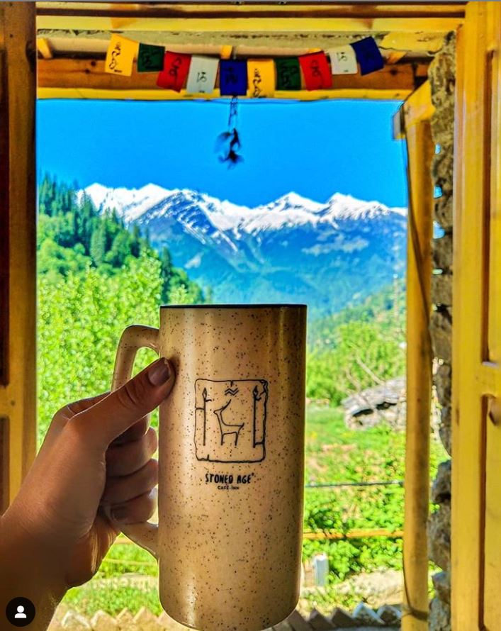 View from StonedAge Café — Tosh Valley